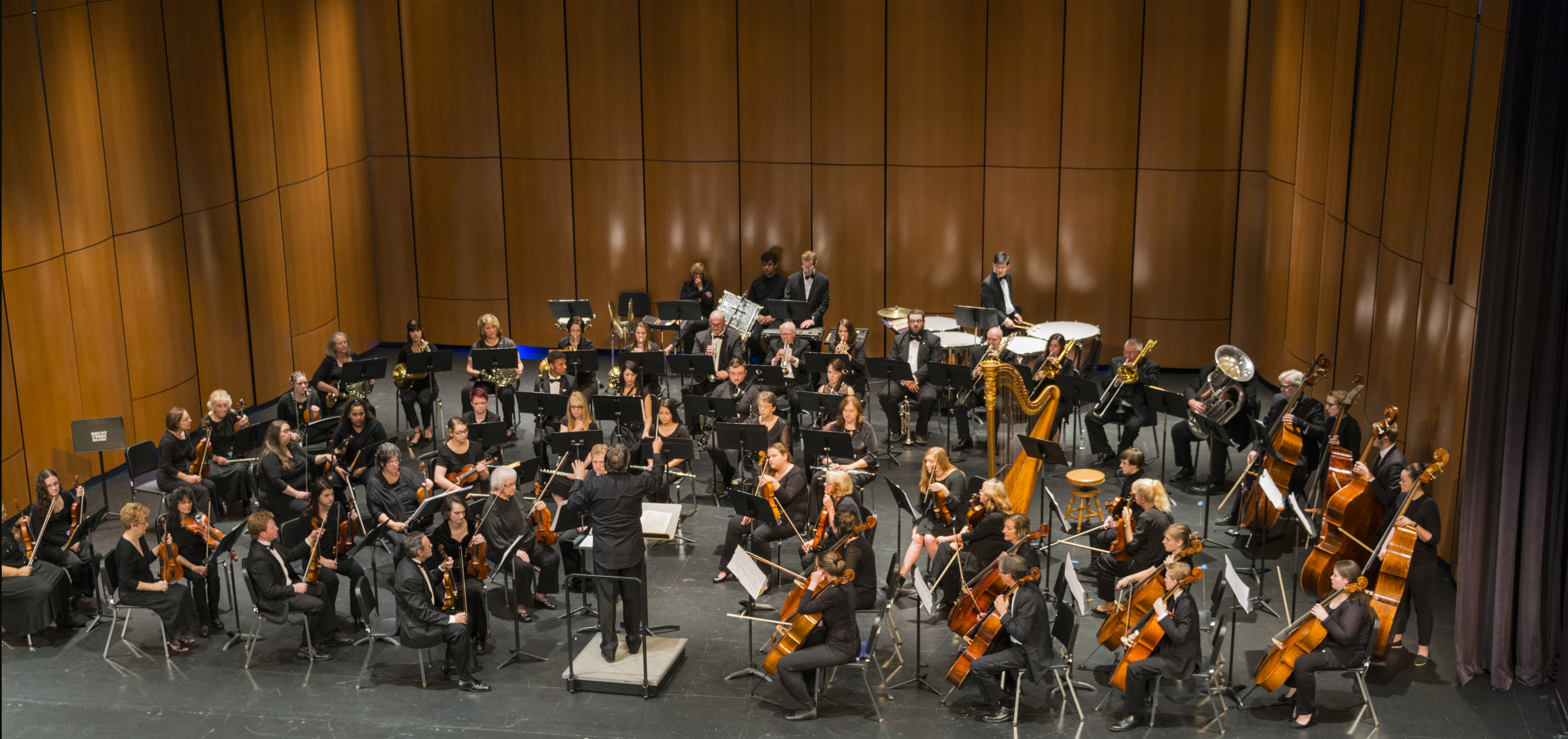 ASO orchestra on stage